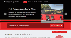 Desktop Screenshot of courtesybodyworks.com